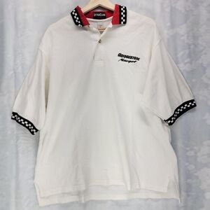 Vtg Bridgestone Motorsport Polo sz XL